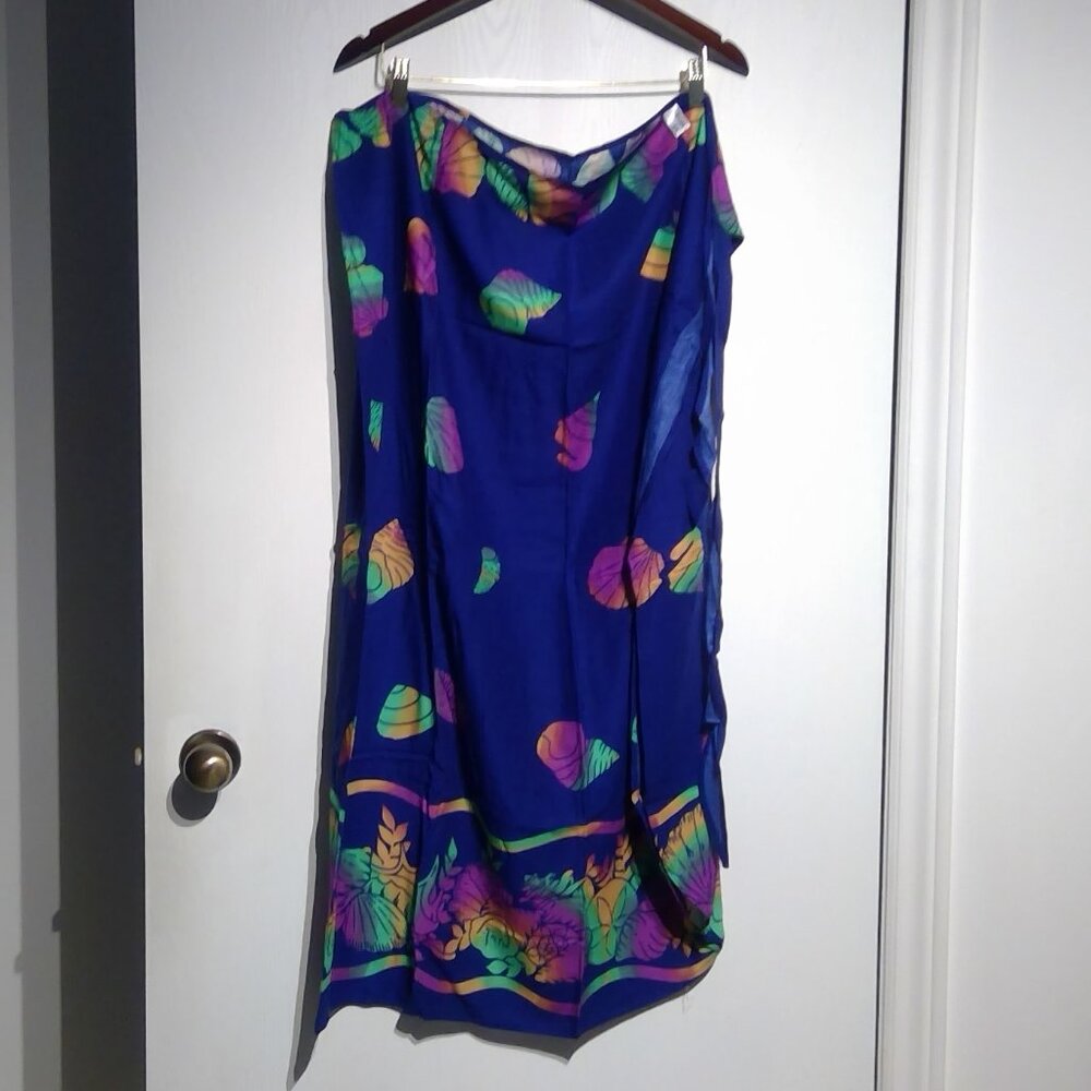 Women's PAREO Bathing Suit Sarong, Cover Up Pareo Wrap - 56"x 39" Mint As New